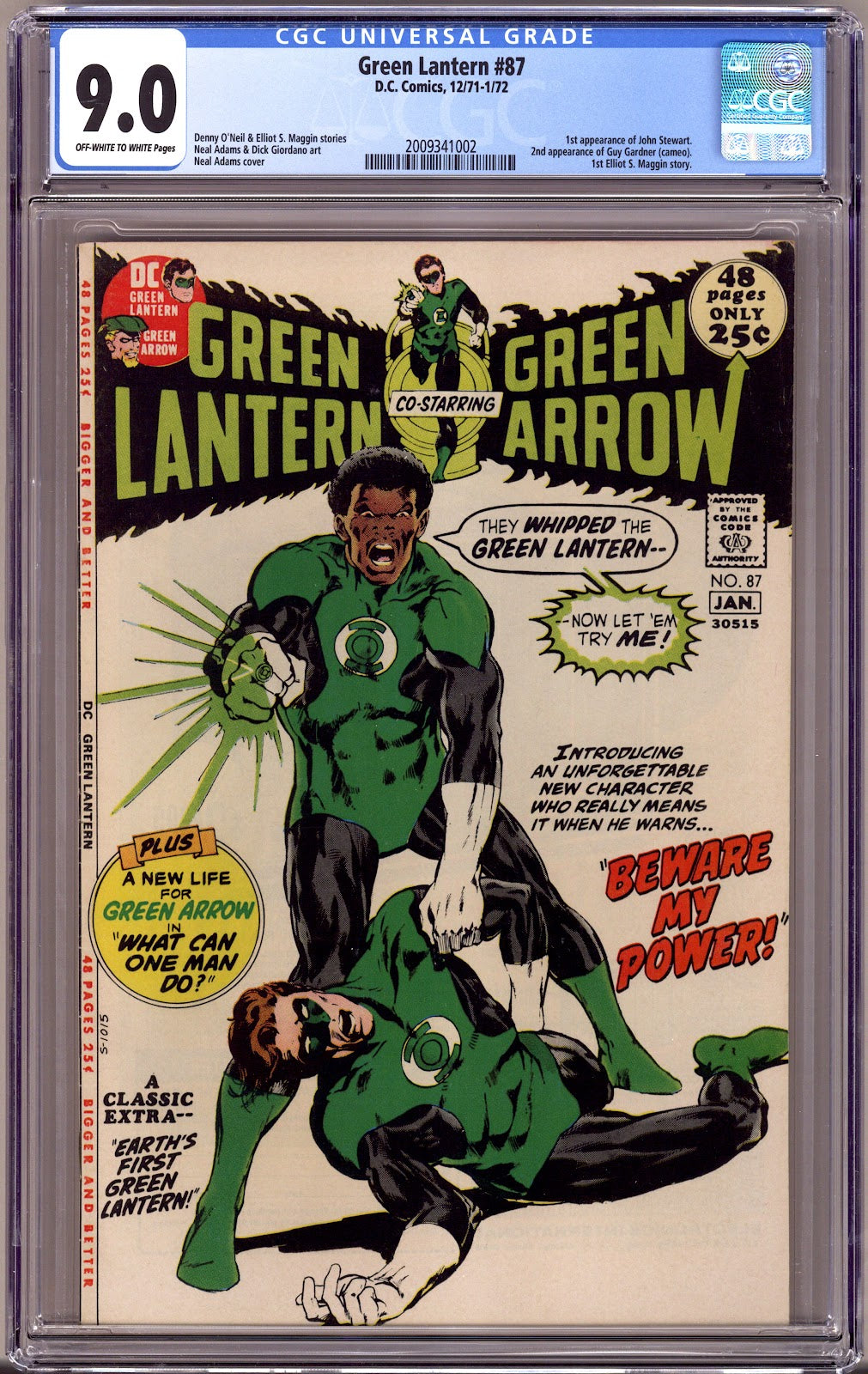 Green Lantern Vol 2 87 CGC 9.0 (VF/NM) (1971) 