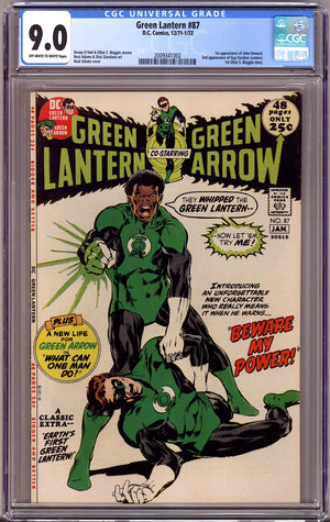 Green Lantern Vol 2 87 CGC 9.0 (VF/NM) (1971)