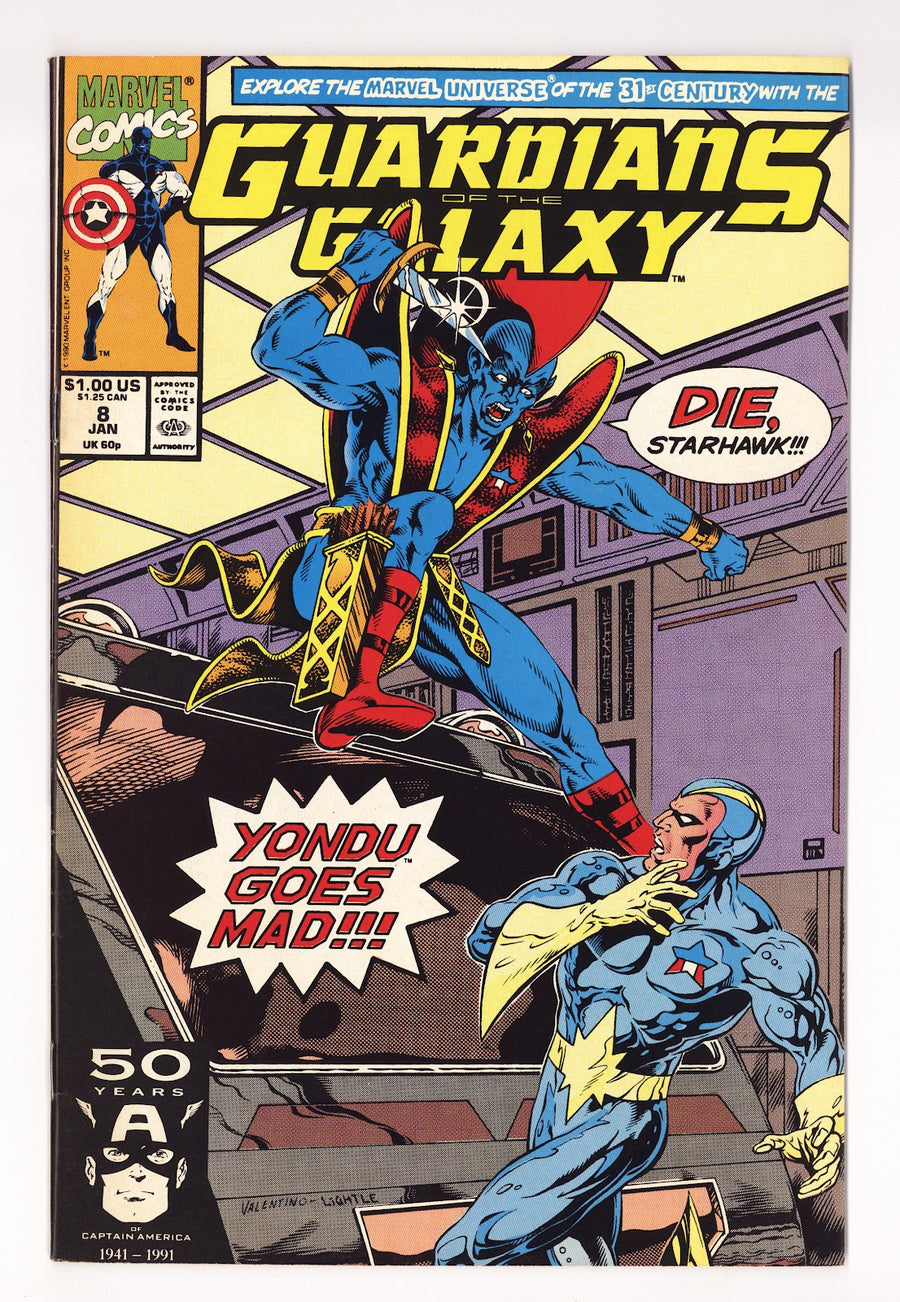 Guardians of the Galaxy Vol 1 8  Mid Grade   (1991)     