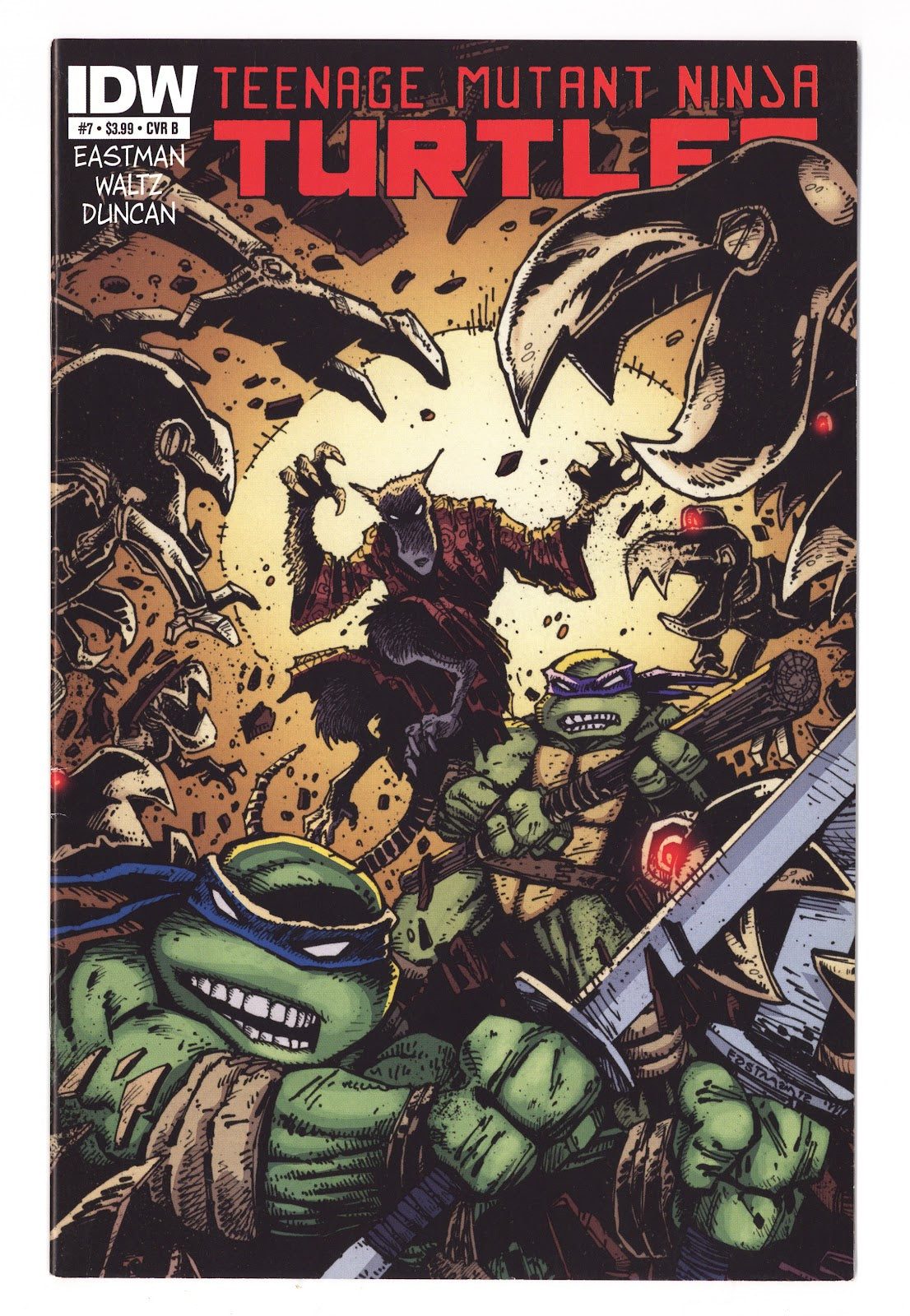 Teenage Mutant Ninja Turtles Vol 5 7 Mid Grade (2012) Eastman Variant 