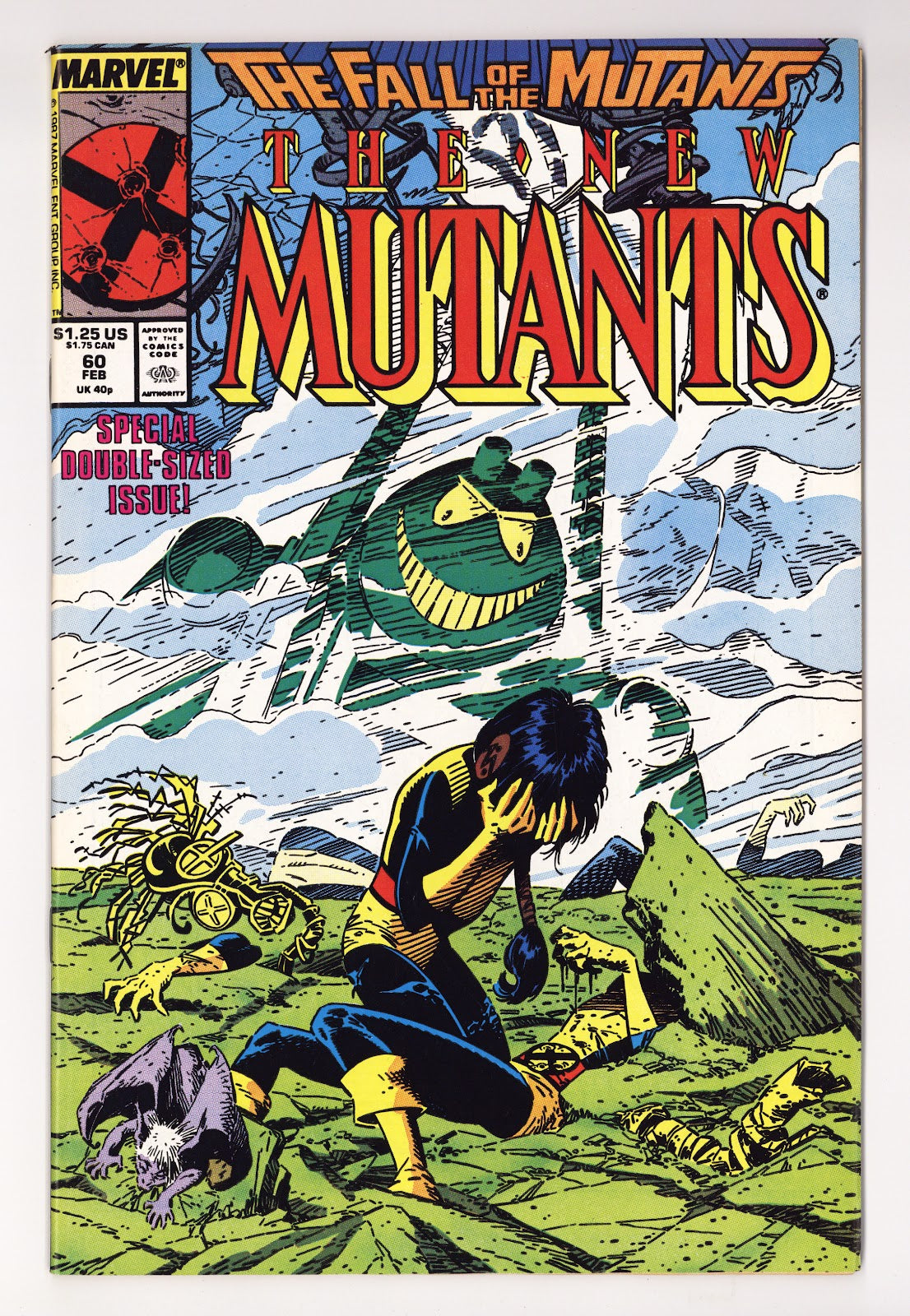 The New Mutants Vol 1 60 High Grade (1988) Direct 