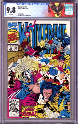 Wolverine Vol 2 55 CGC 9.8 (NM/M) (1992)