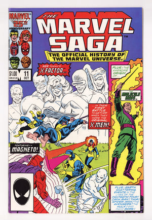 The Marvel Saga the Official History of the Marvel Universe 11 High Grade (1986) Direct