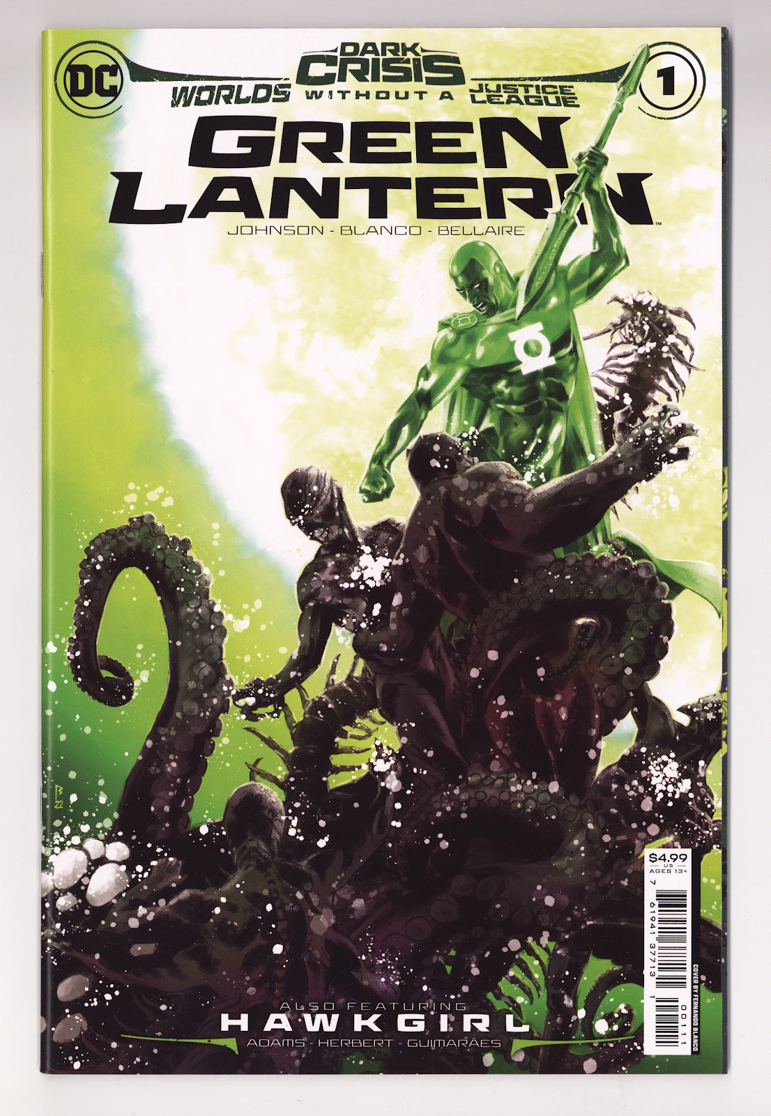 Dark Crisis: Worlds Without a Justice League - Green Lantern 1 High Grade (2022) 