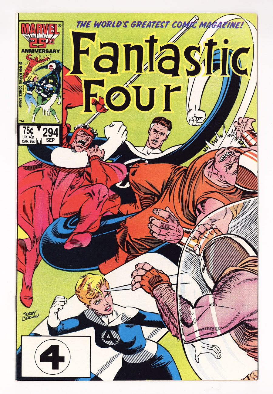 Fantastic Four Vol 1 294 Mid Grade (1986) 