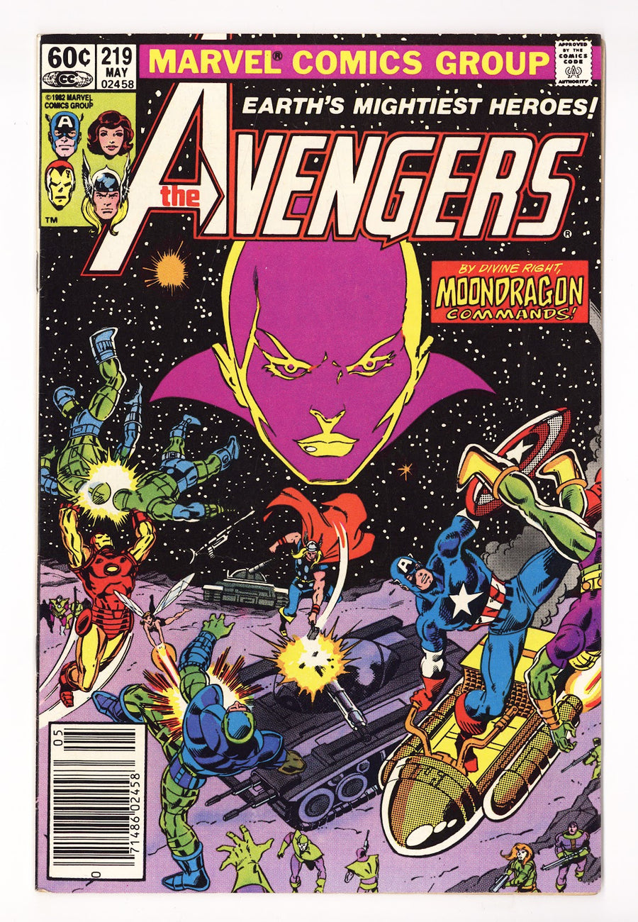 The Avengers Vol 1 219 Mid Grade (1982) Newsstand 