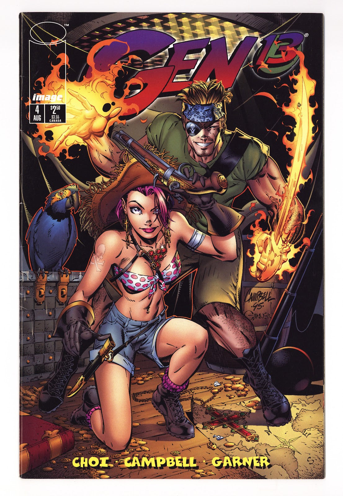 Gen 13 Vol 2 4  Mid Grade   (1995)     
