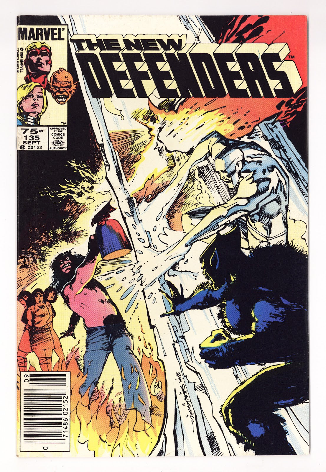 The Defenders Vol 1 135  Mid Grade   (1984)   Canadian Price Variant