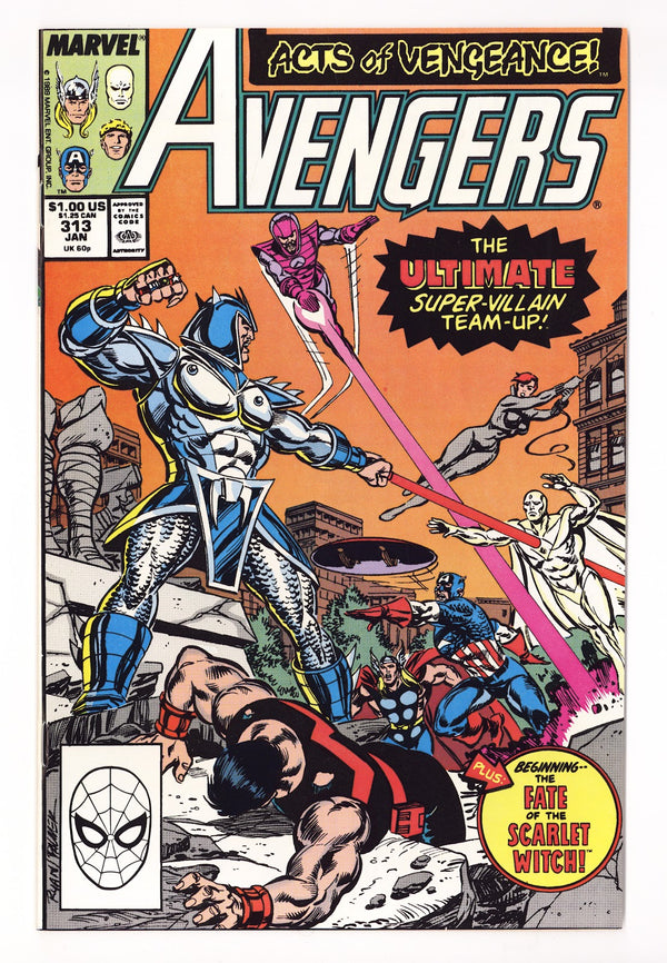 The Avengers Vol 1 313 High Grade (1990)