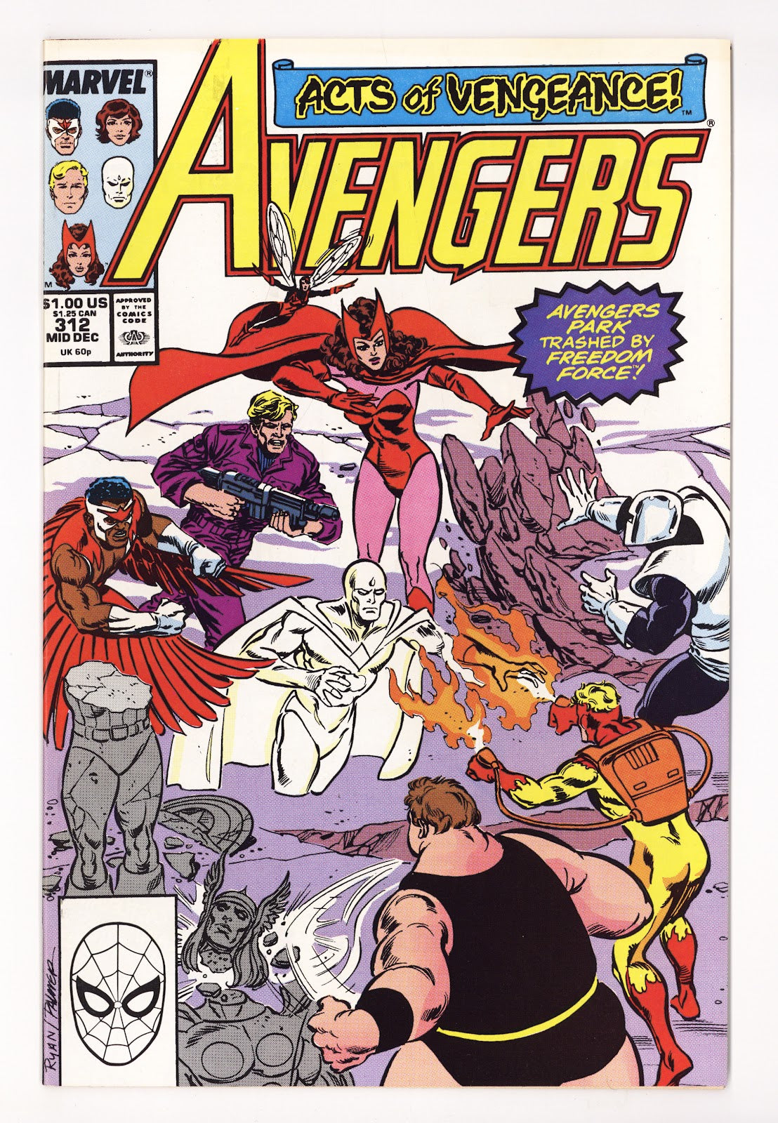 The Avengers Vol 1 312 High Grade (1989) 