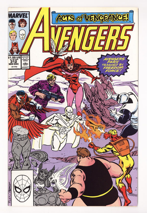The Avengers Vol 1 312 High Grade (1989)