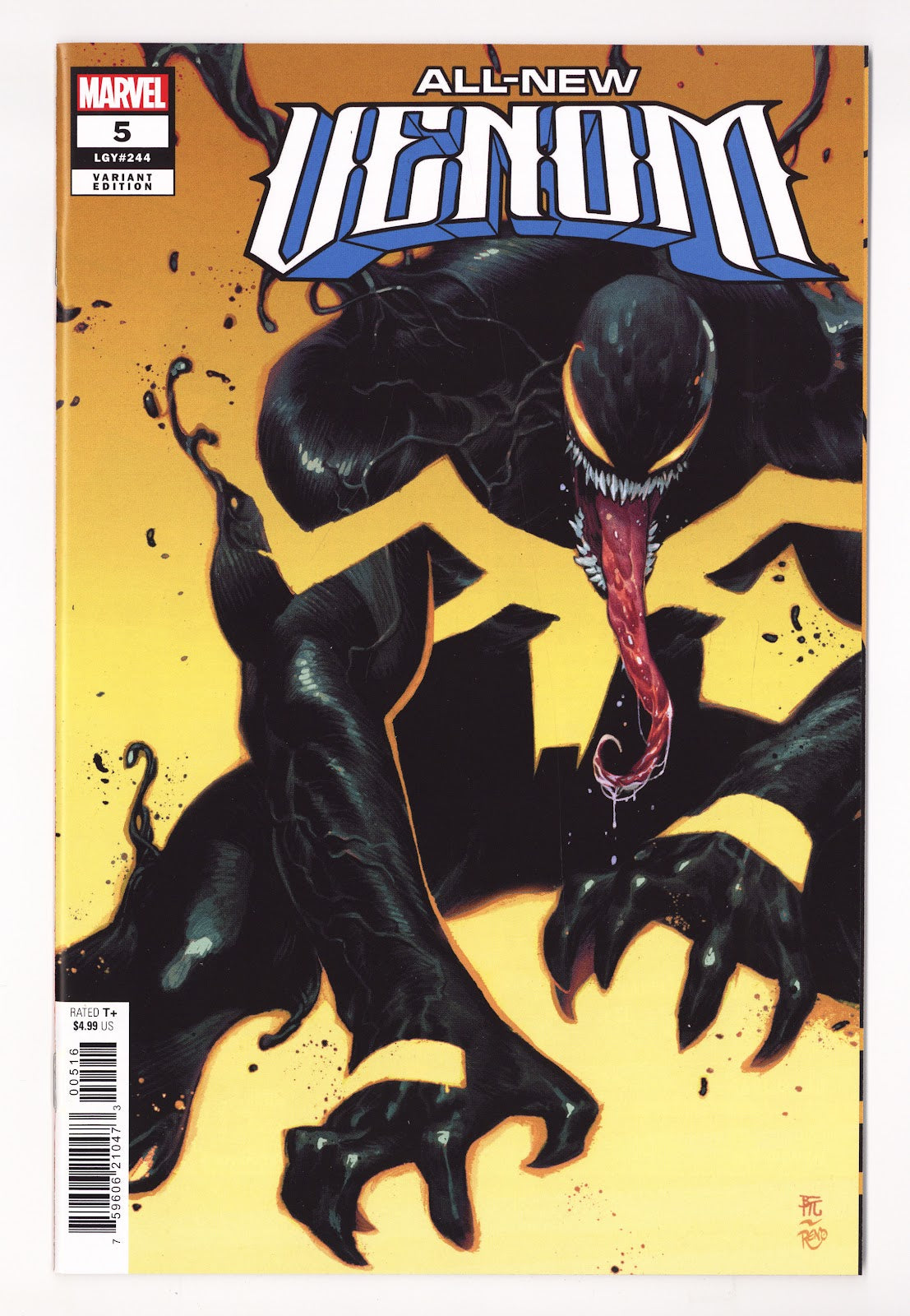 All-New Venom   5 (244)  High Grade   (2025) Ruan   Incentive Variant  