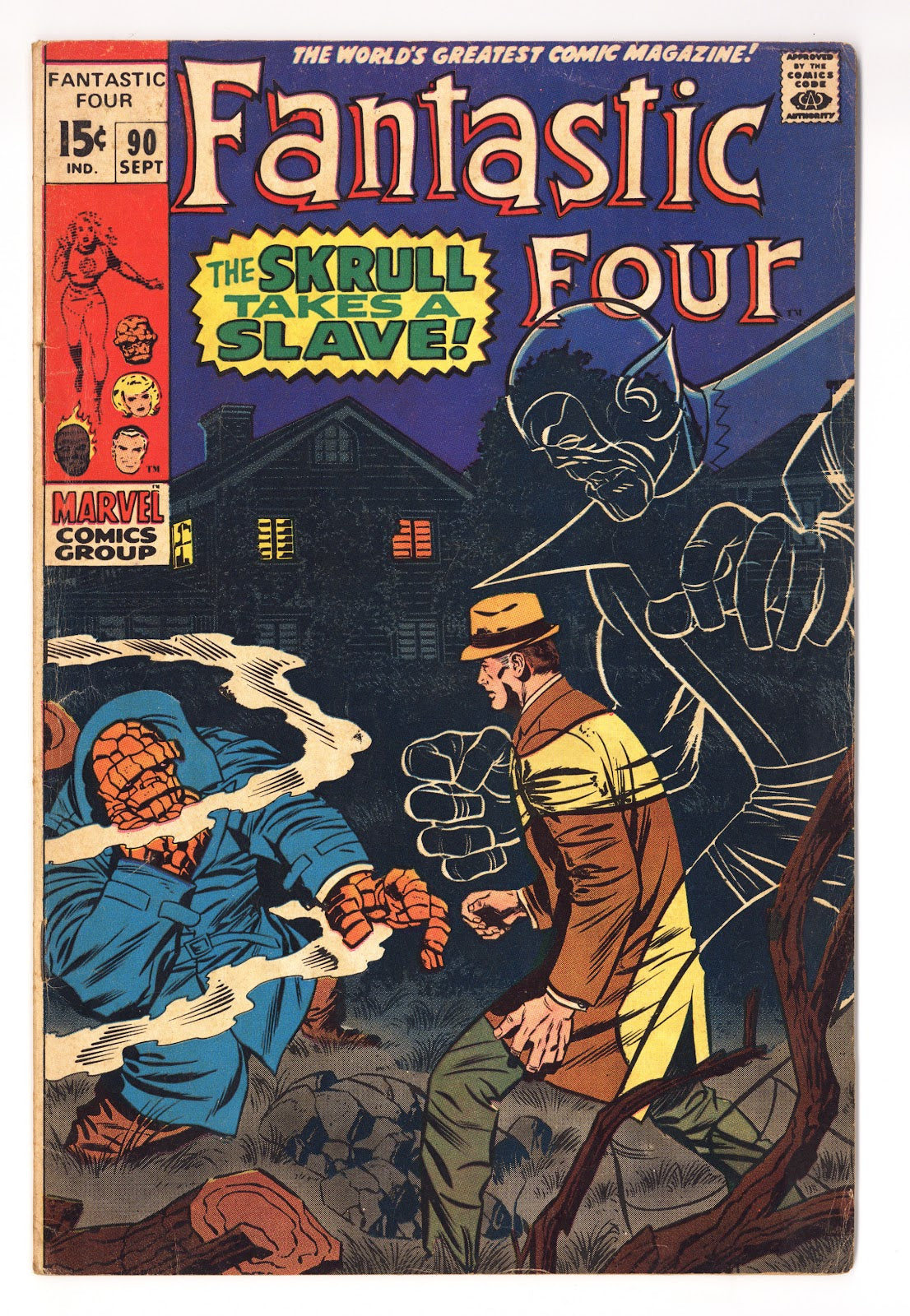Fantastic Four Vol 1 90  VG (4.0)   (1969)