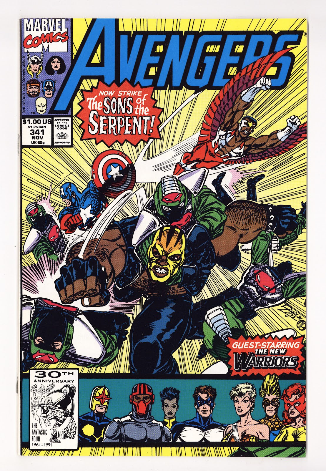 The Avengers Vol 1 341 High Grade (1991) 