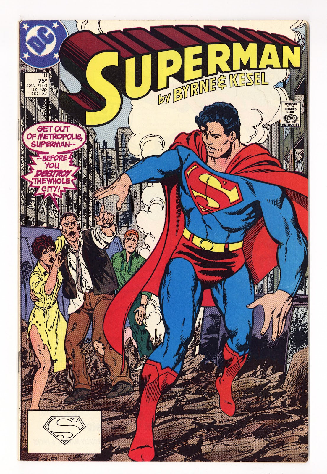 Superman Vol 2 10  Mid Grade   (1987)   Direct  