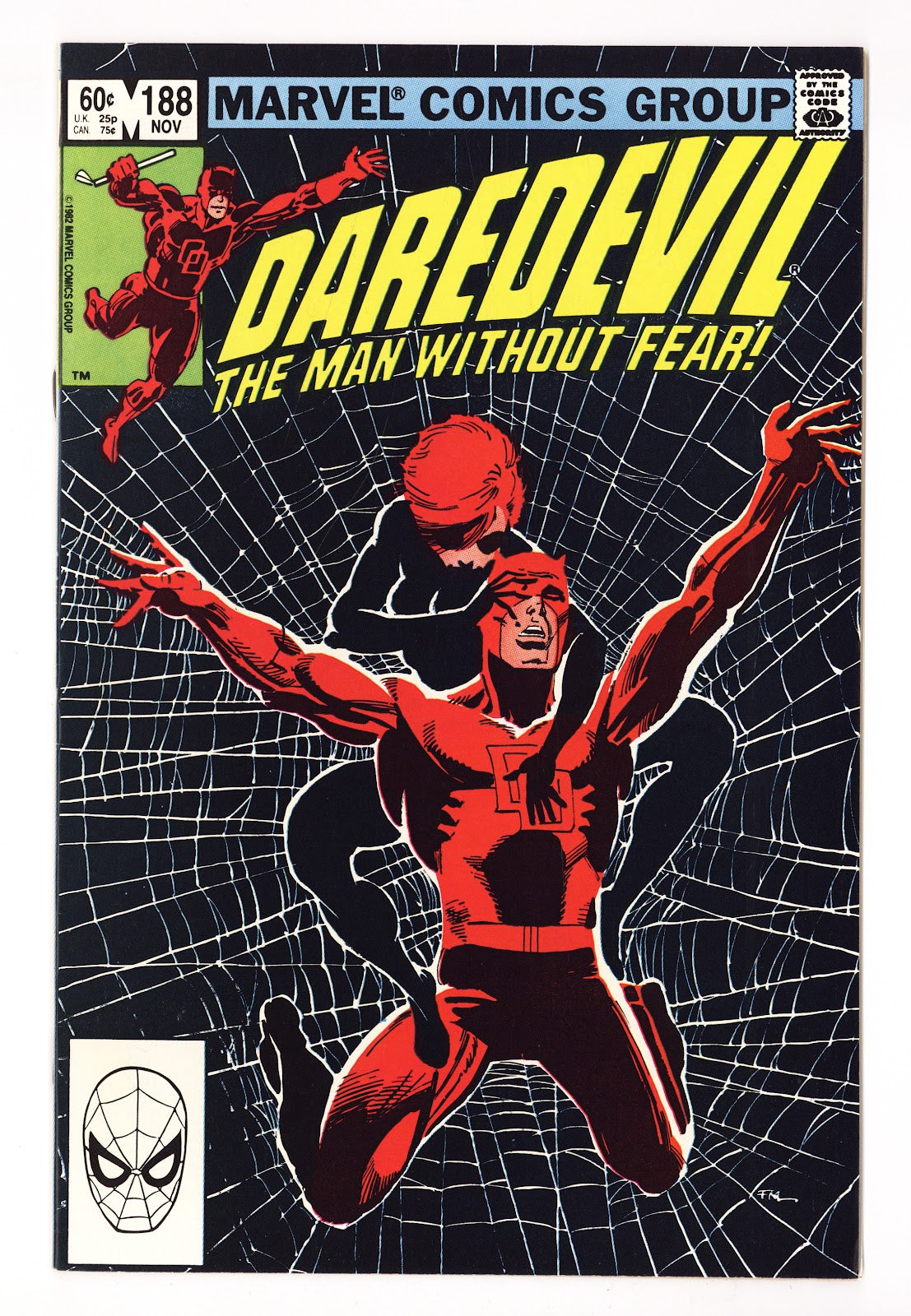Daredevil Vol 1 188  High Grade   (1982)   Direct  