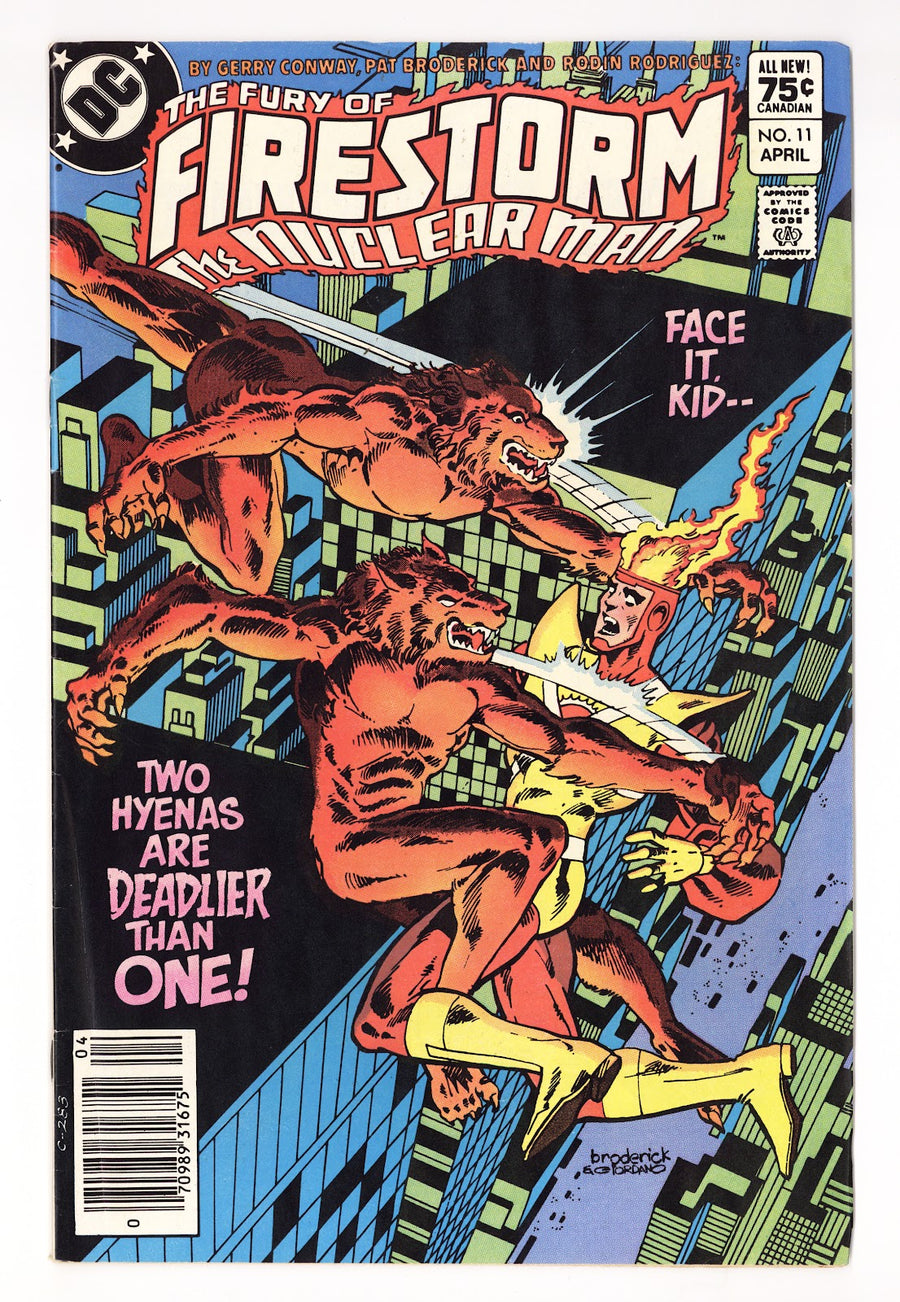The Fury of Firestorm Vol 2 11  Mid Grade   (1983)   Canadian Price Variant