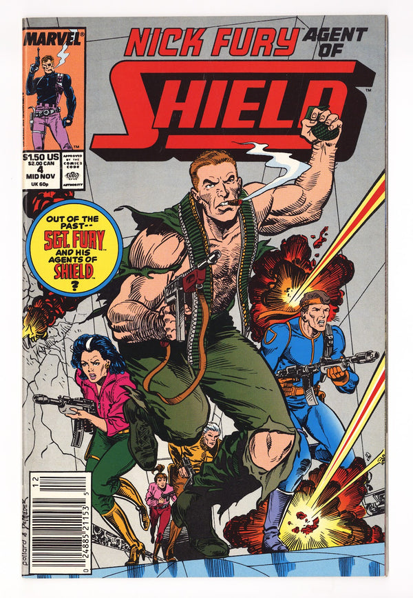 Nick Fury, Agent of S.H.I.E.L.D. Vol 4 4 High Grade (1989) Newsstand