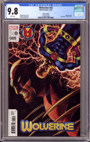 Wolverine Vol 7 25 CGC 9.8 (NM/M) Cracked Case (2022) Cassaday Variant