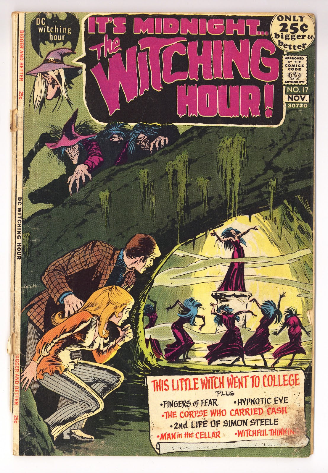 The Witching Hour Vol 1 17 Cover Detached (1971) 