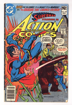 Action Comics Vol 1 505 Low Grade (1980)