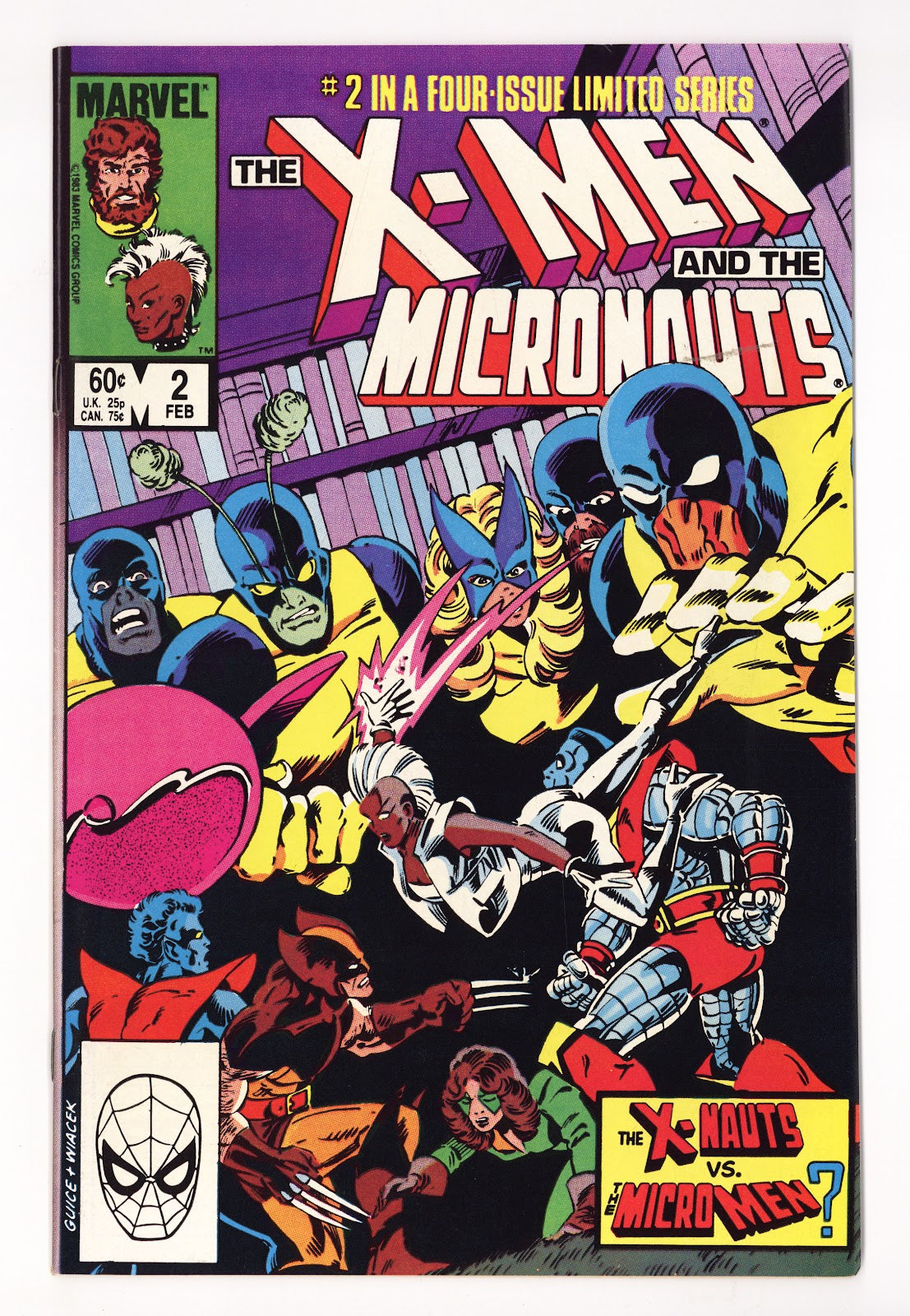 The X-Men and the Micronauts 2 High Grade (1984) Direct 