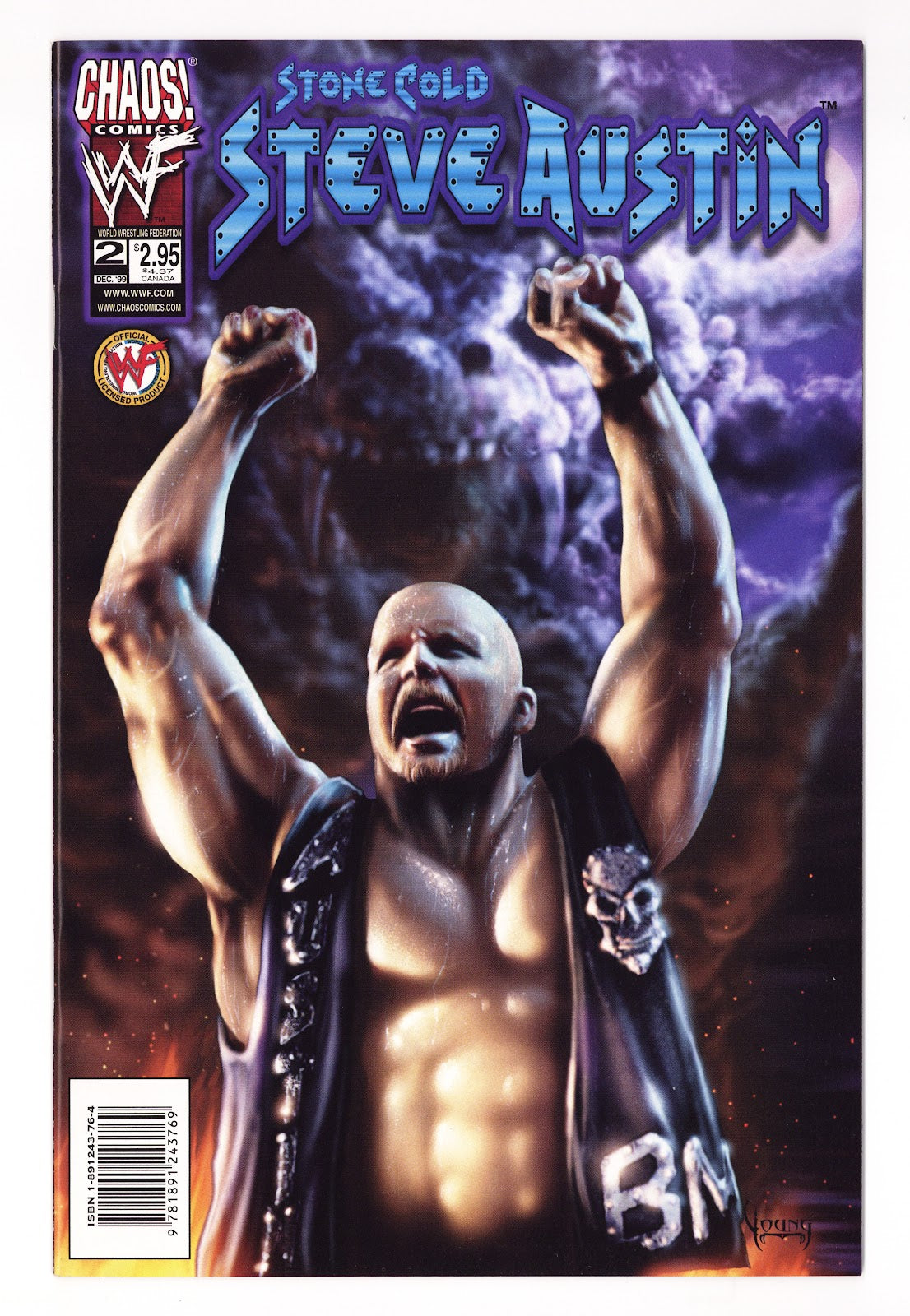 Stone Cold Steve Austin   2  High Grade   (1999) Young   Variant  