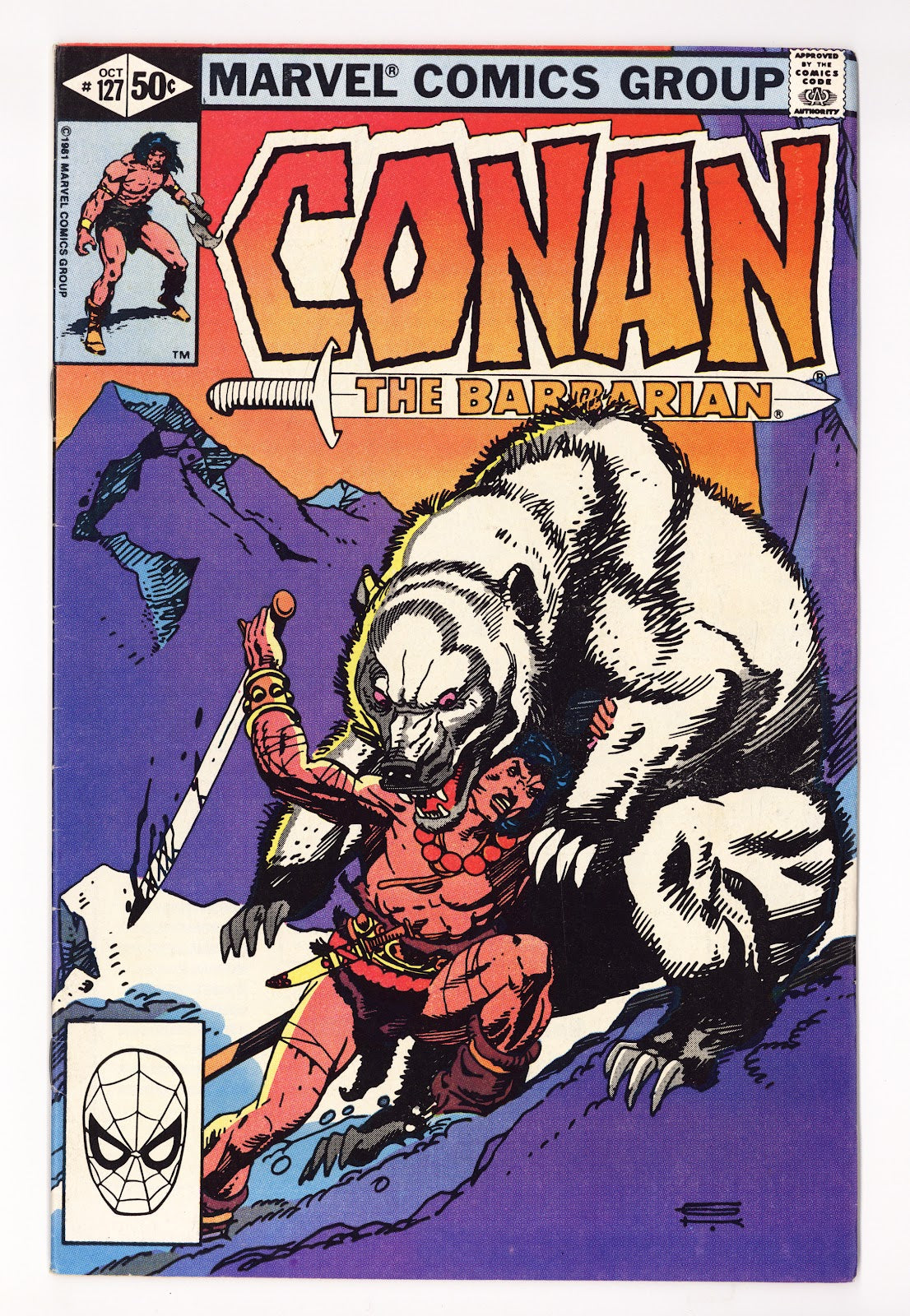 Conan the Barbarian Vol 1 127  Mid Grade   (1981)   Direct  