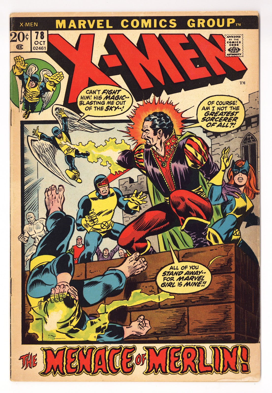 The X-Men Vol 1 78 VG+ (4.5) (1972) 