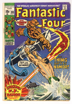 Fantastic Four Vol 1 103  GD/VG (3.0)   (1970)