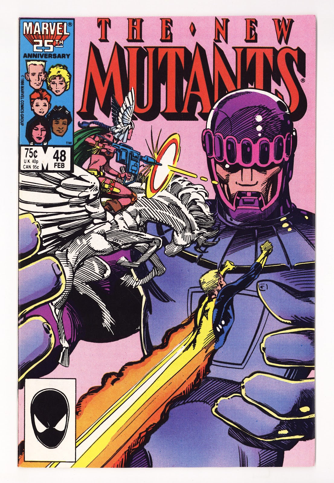 The New Mutants Vol 1 48 High Grade (1987) Direct 