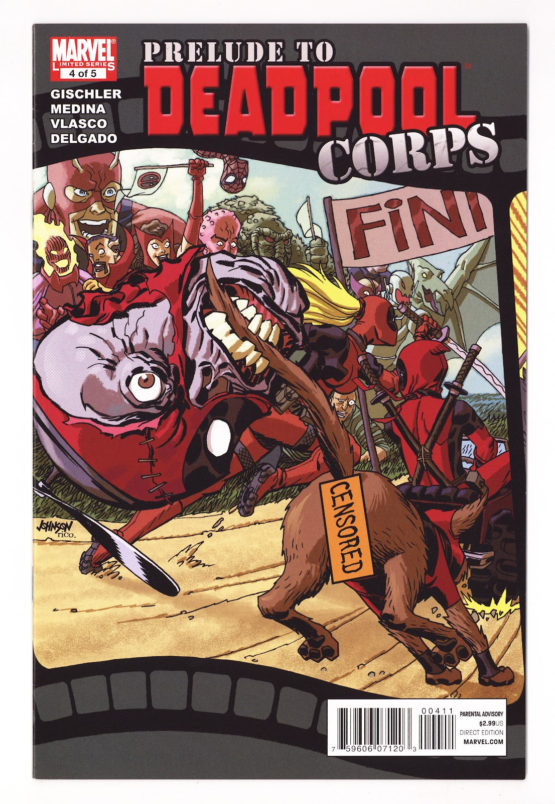 Prelude to Deadpool Corps   4  High Grade   (2010)     