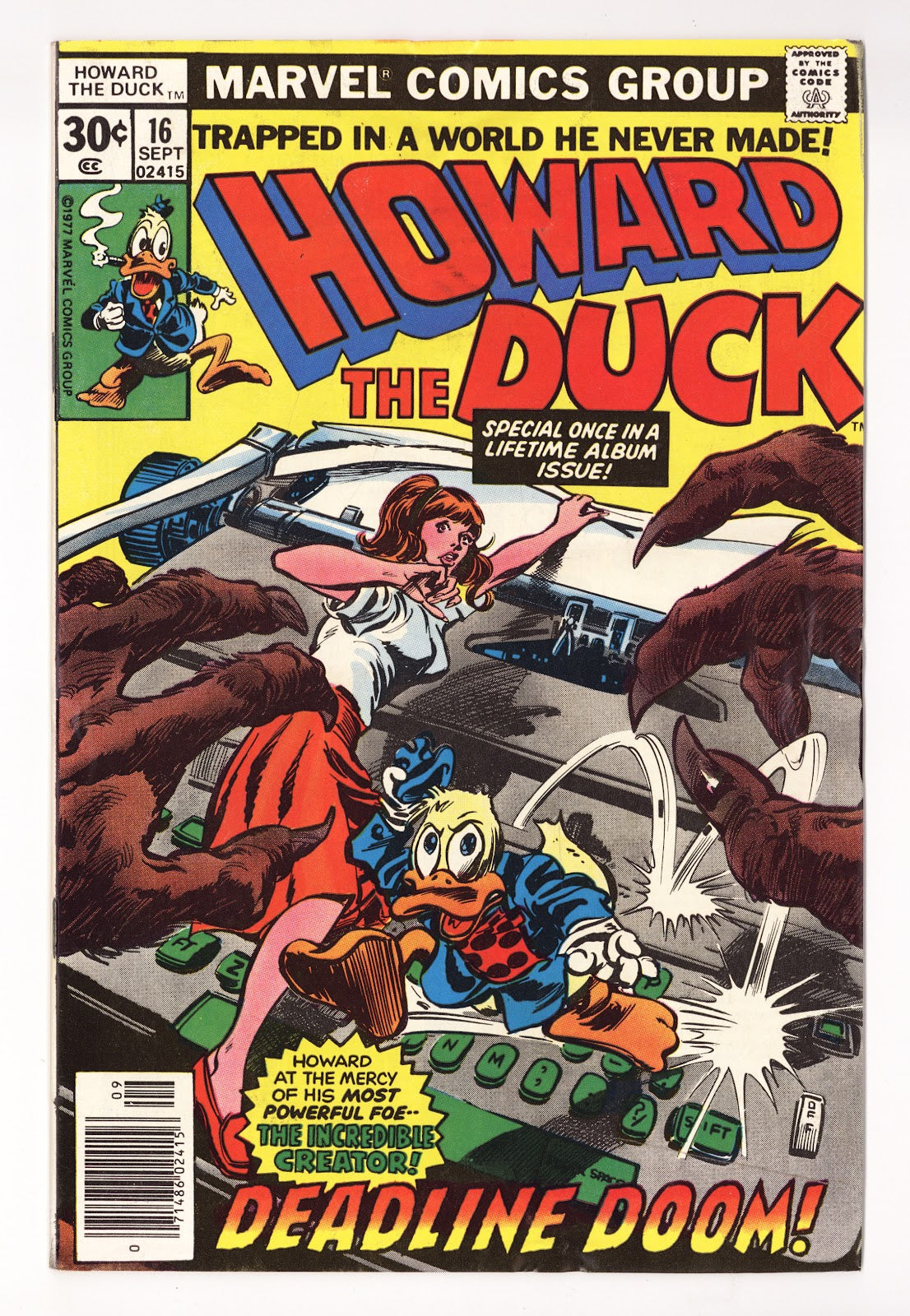 Howard the Duck Vol 1 15 Low Grade (1977) 