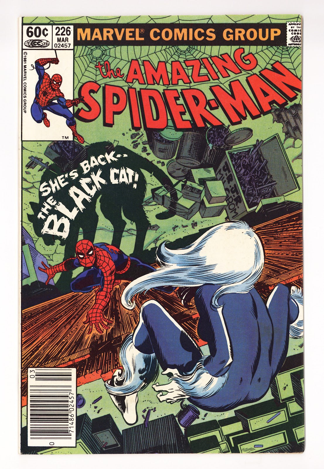 The Amazing Spider-Man Vol 1 226  VF- (7.5)   (1982)   Newsstand