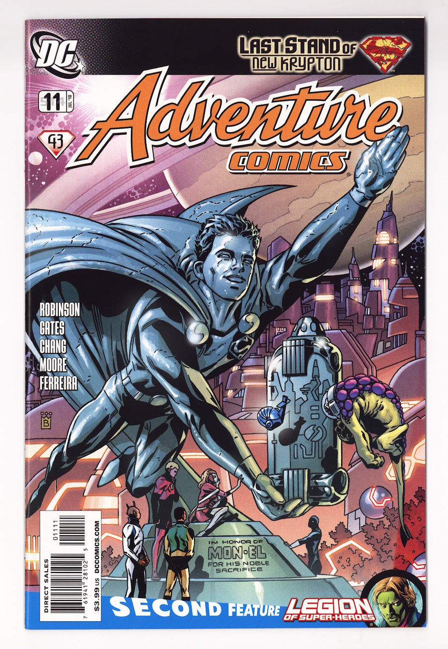 Adventure Comics Vol 3 11 / 514 High Grade (2010) 11 Cover 