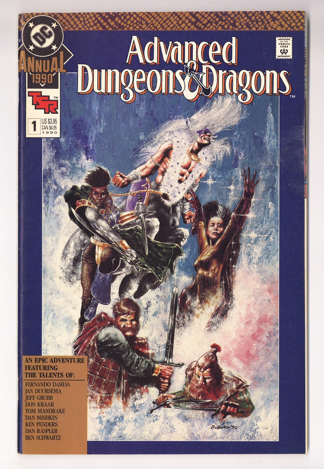 Advanced Dungeons & Dragons Annual Comic Book 1 High Grade (1990) 