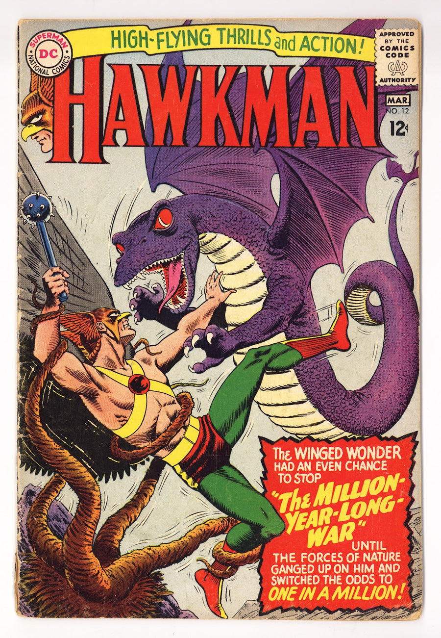 Hawkman Vol 1 12 GD/VG (3.0) (1966) 