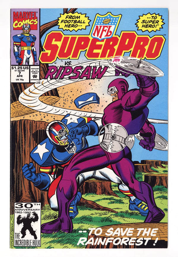 NFL Superpro   7  Mid Grade   (1992)