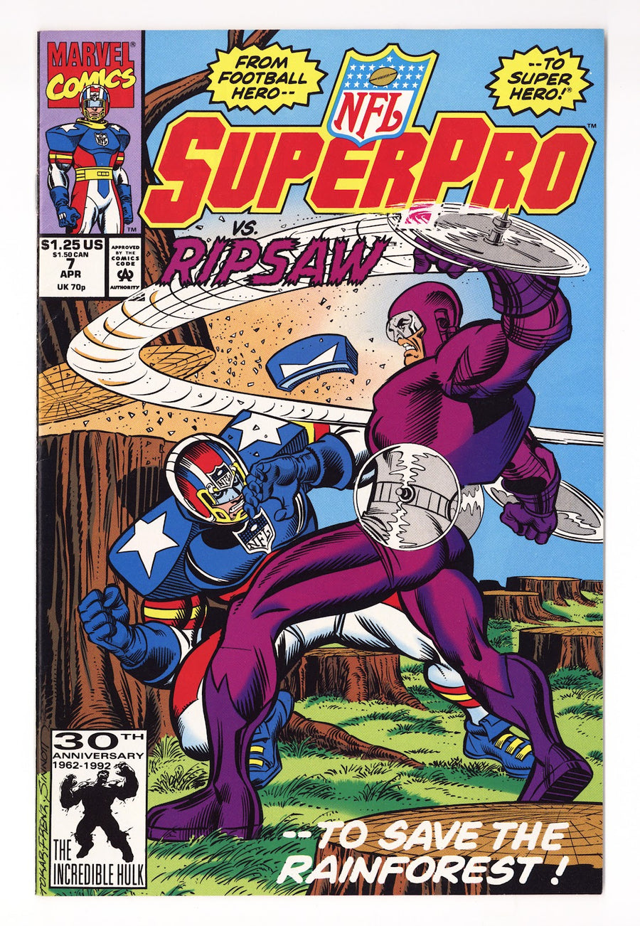 NFL Superpro   7  Mid Grade   (1992)     