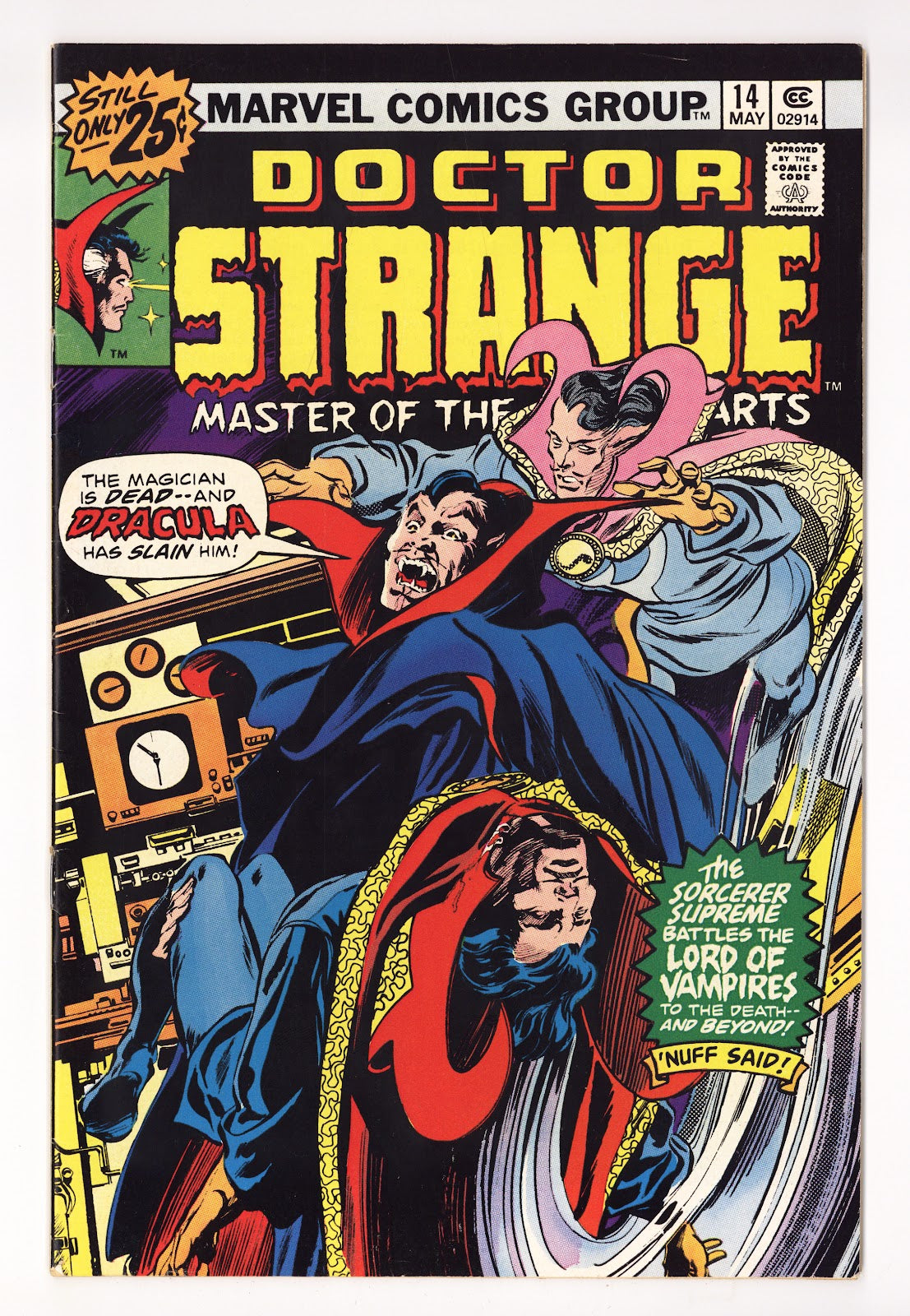 Doctor Strange Vol 1 14  Mid Grade   (1976)   25¢  