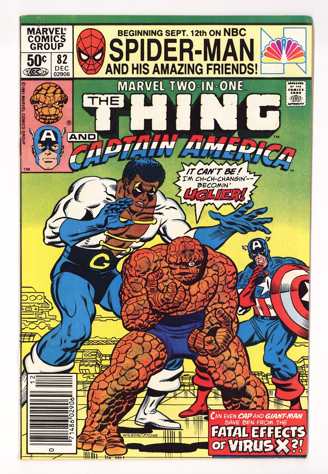 Marvel Two-in-One Vol 1 82  Mid Grade   (1981)   Newsstand  