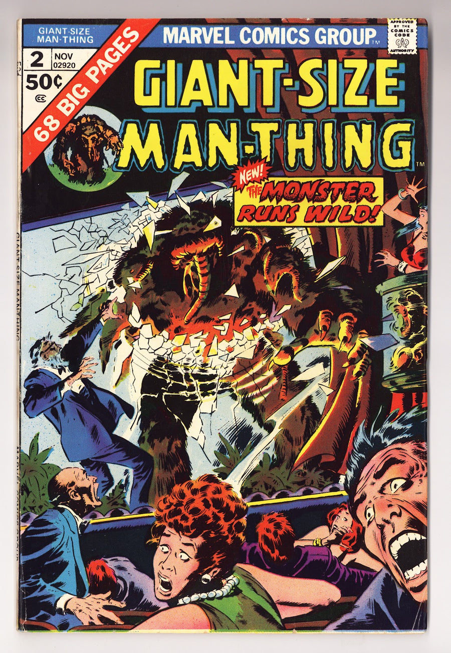 Giant-Size Man-Thing Vol 1 2  FN/VF (7.0)   (1974)     