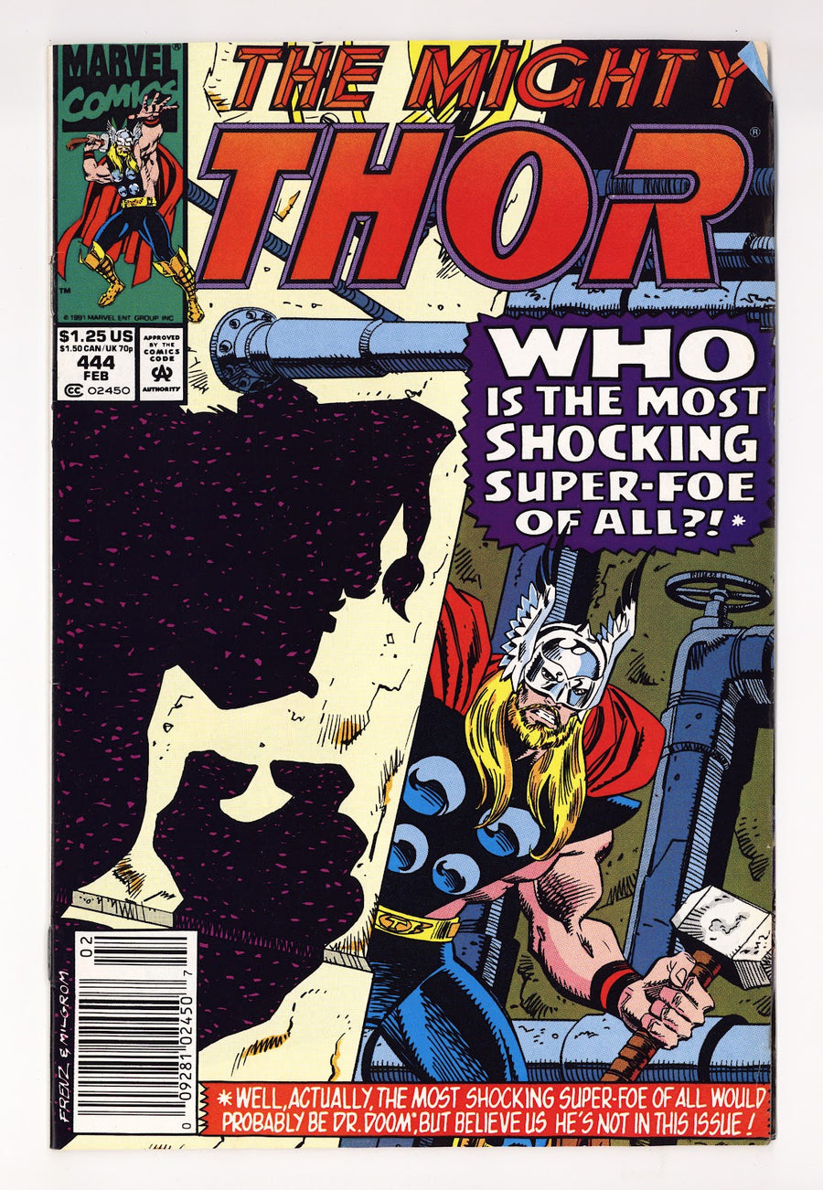 Thor Vol 1 444  Mid Grade   (1992)   Newsstand