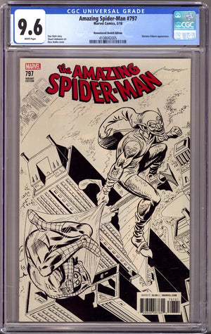 Amazing Spider-Man Vol 4 797 CGC 9.6 (NM+) (2018) Andru Sketch Incentive Variant