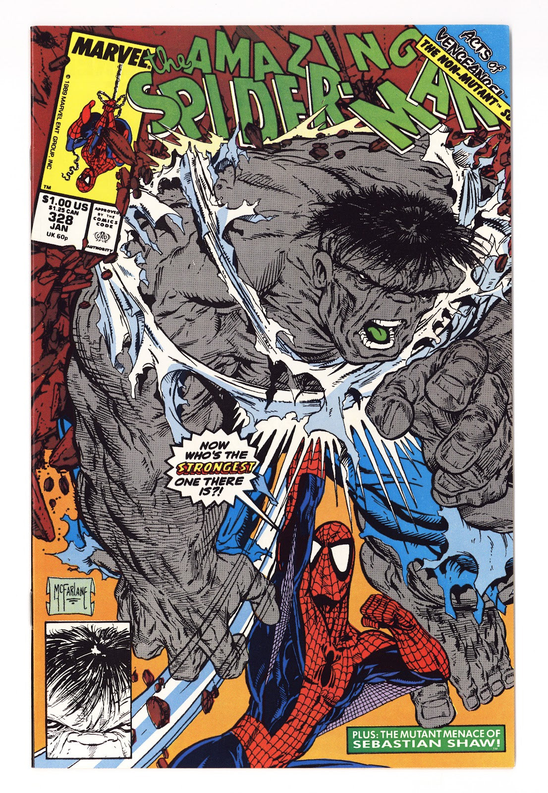 The Amazing Spider-Man Vol 1 328 VF/NM (9.0) (1990) 