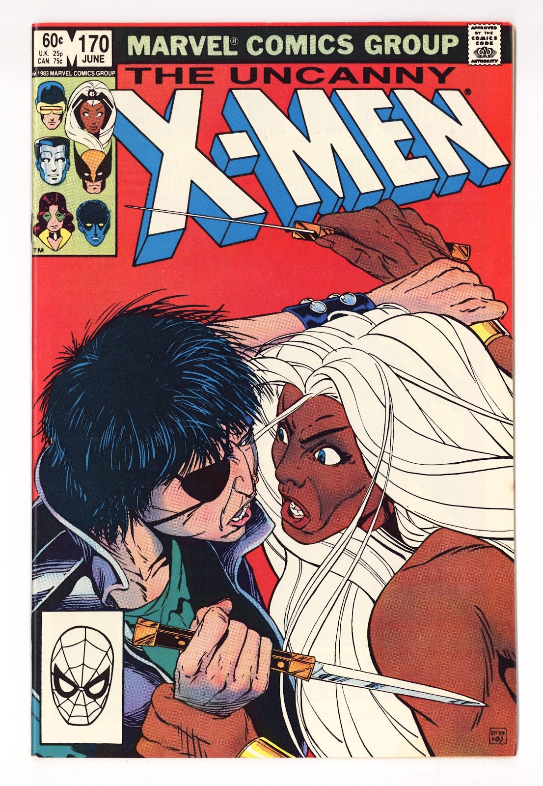 The Uncanny X-Men Vol 1 170  VF (8.0)   (1983)