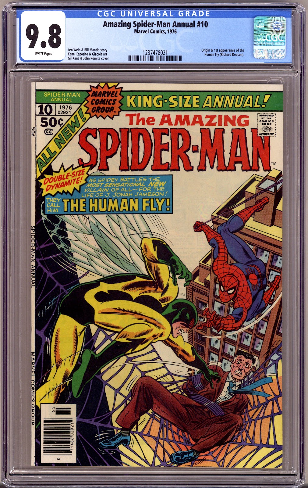 The Amazing Spider-Man Annual Vol 1 10 CGC 9.8 (NM/M)   (1976)     