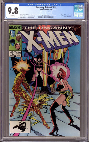 The Uncanny X-Men Vol 1 189 CGC 9.8 (NM/M)   (1985)
