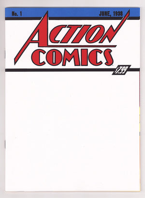 Action Comics Vol 1 1 Blank Variant (2026)