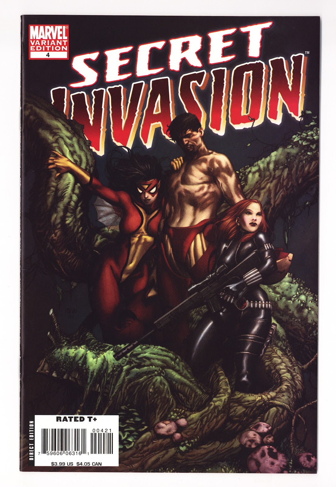 Secret Invasion Vol 1 4 High Grade (2008) McNiven Variant 